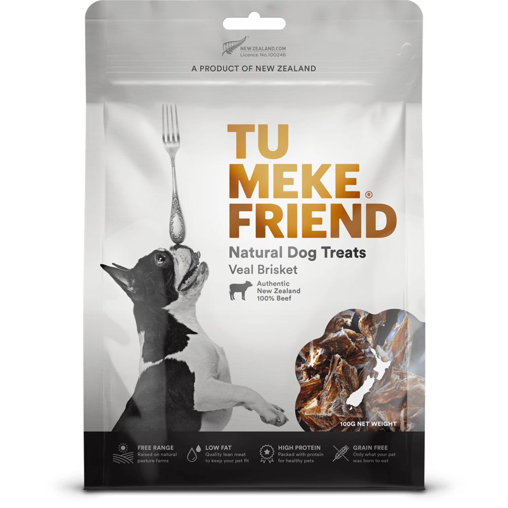 Tu Meke Friend Air Dried Natural Veal Brisket Dog Treats 100g-Habitat Pet Supplies