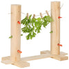 Veggie Patch Peg and Snack Line for Small Animals Large-Habitat Pet Supplies