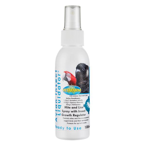 Vetafarm Avian Insect Liquidator Liquid Concentrate 100ml-Habitat Pet Supplies