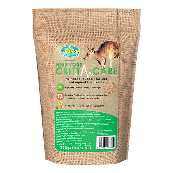 Vetafarm Crittacare Herbivore Food 350g-Habitat Pet Supplies