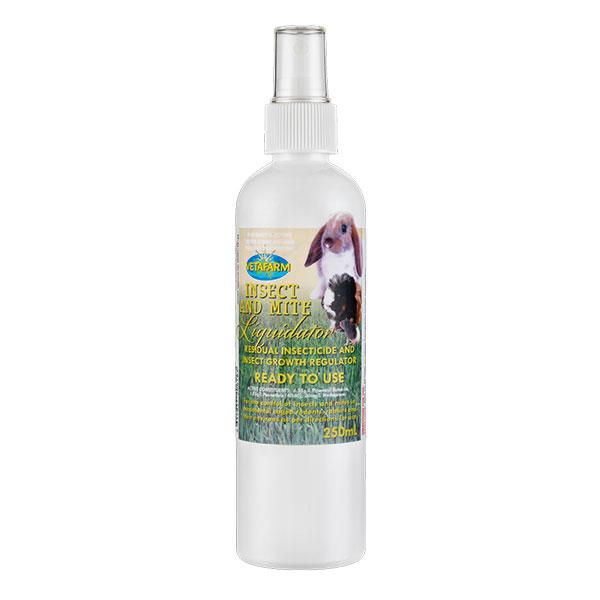 Vetafarm Insect and Mite Liquidator Spray 250ml-Habitat Pet Supplies