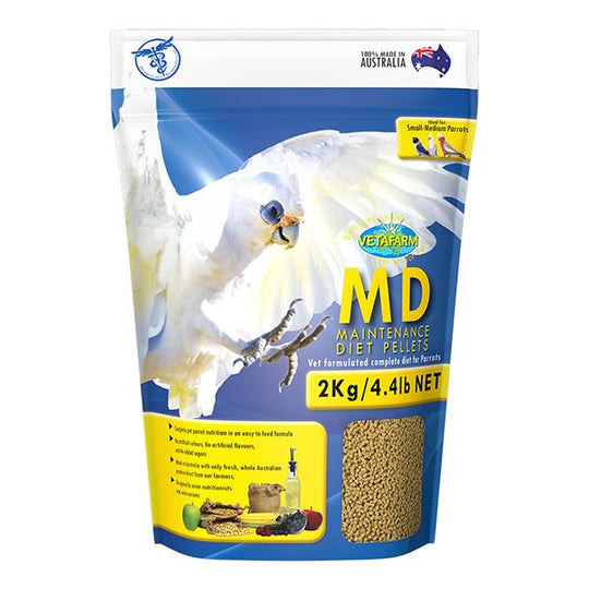 Vetafarm MD Parrot Pellets for Birds 2kg