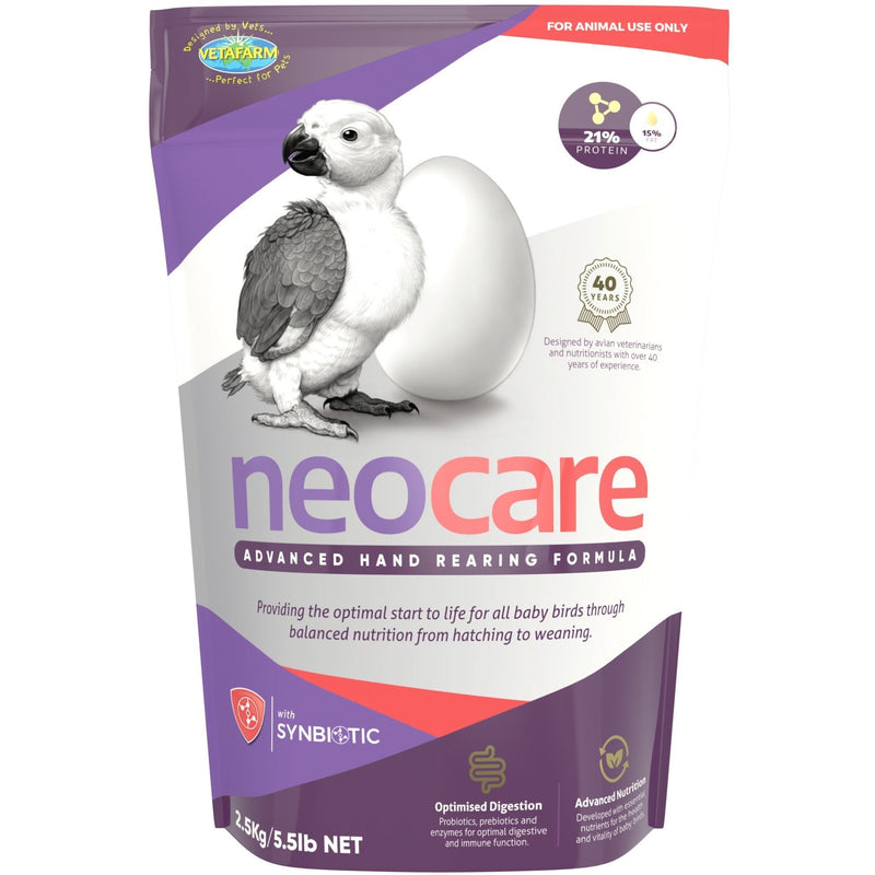 Vetafarm Neocare Advanced Hand-Rearing Formula for Birds 2.5kg-Habitat Pet Supplies