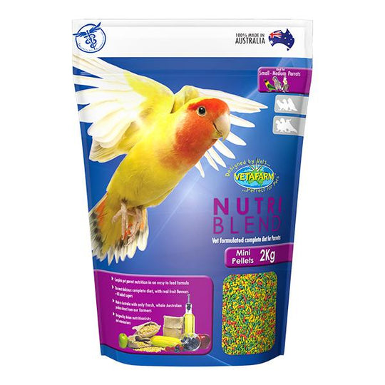 Vetafarm Nutriblend Mini Bird Pellets 2kg