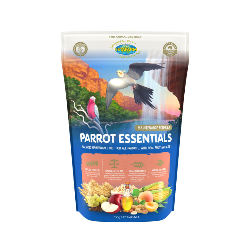 Vetafarm Parrot Essentials Bird Seed Mix 350g-Habitat Pet Supplies
