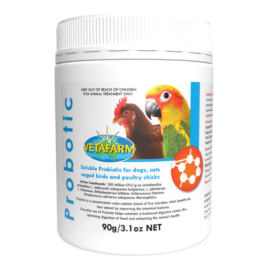 Vetafarm Probiotic Supplement for Birds 90g
