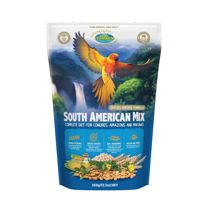Vetafarm South American Bird Seed Mix 350g-Habitat Pet Supplies