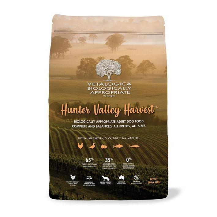 Vetalogica Biologically Appropriate Hunter Valley Harvest Dry Dog Food 3kg-Habitat Pet Supplies