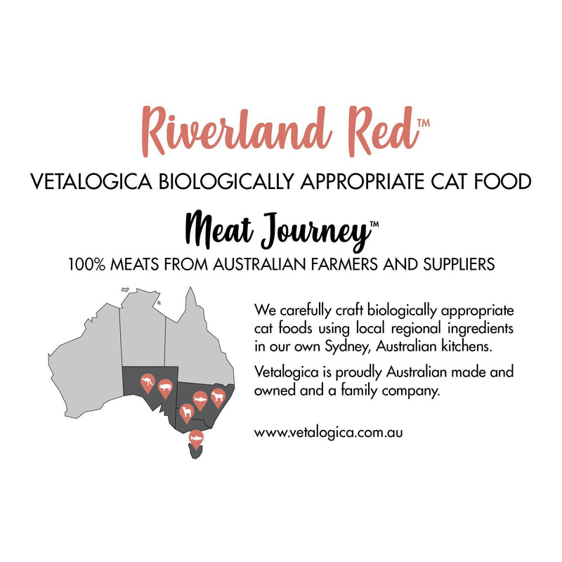 Vetalogica Biologically Appropriate Riverland Red Dry Cat Food 3kg