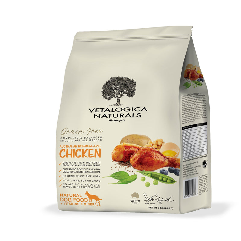 Vetalogica Naturals Grain Free Chicken Dry Dog Food 13kg
