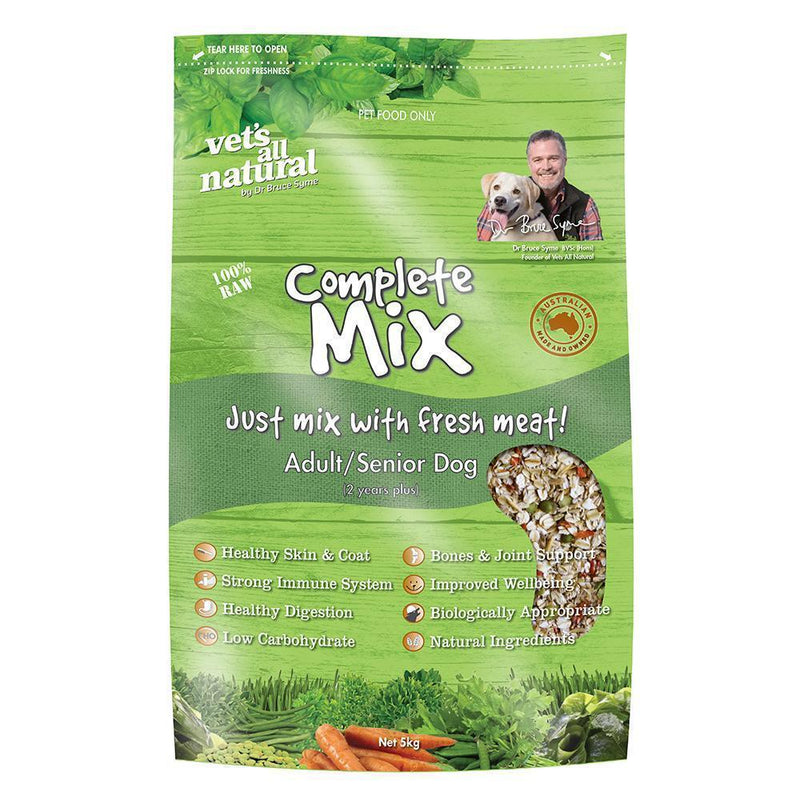 Vets All Natural Complete Mix for Adult and Senior Dogs 1kg-Habitat Pet Supplies
