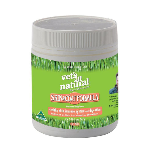 Vets All Natural Skin and Coat Formula 250g*