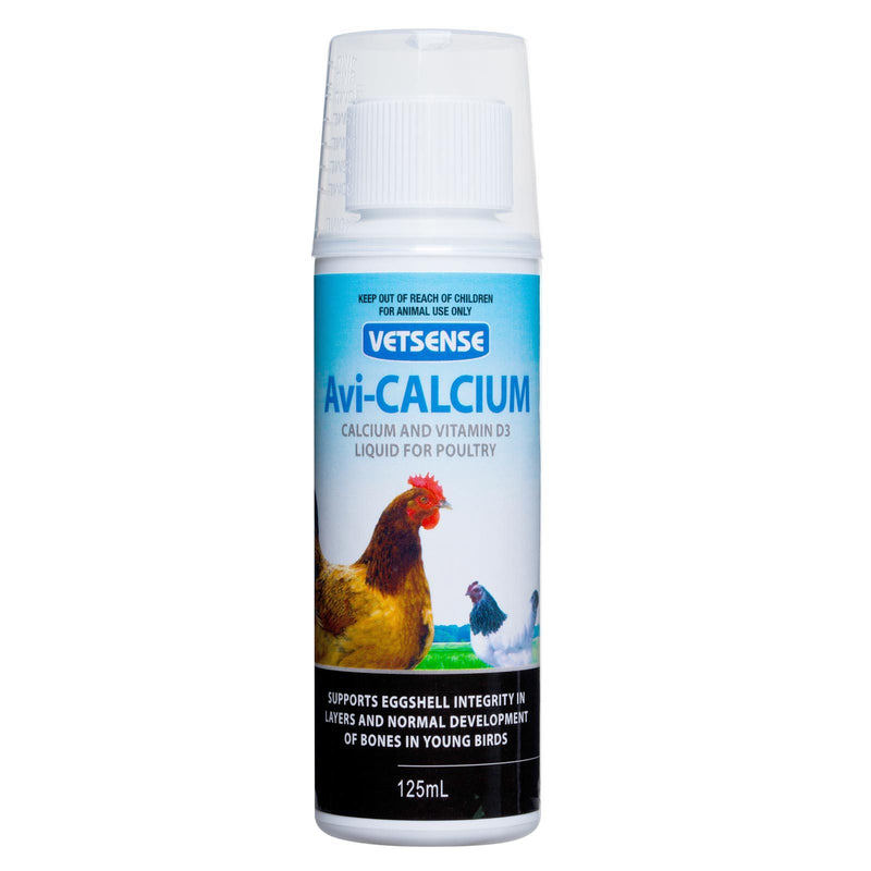 Vetsense Avi-Calcium 125ml-Habitat Pet Supplies