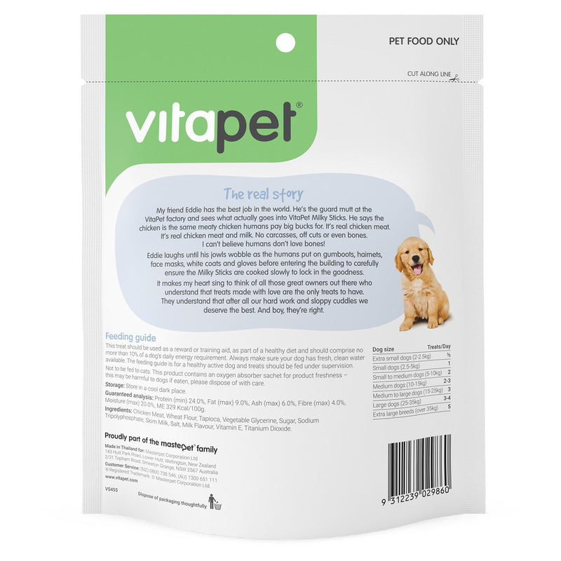 Vitapet Jerhigh Milky Sticks Dog Treats 400g