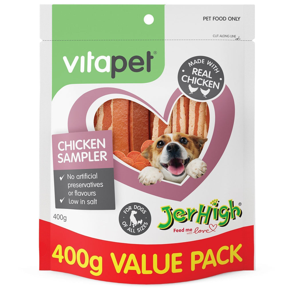 Vitapet Jerhigh Variety Pack Dog Treats 400g-Habitat Pet Supplies