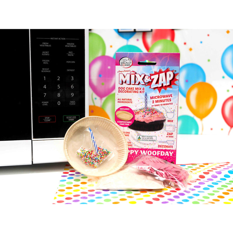 Wagalot Mix & Zap Happy Woofday Cake Kit Pink