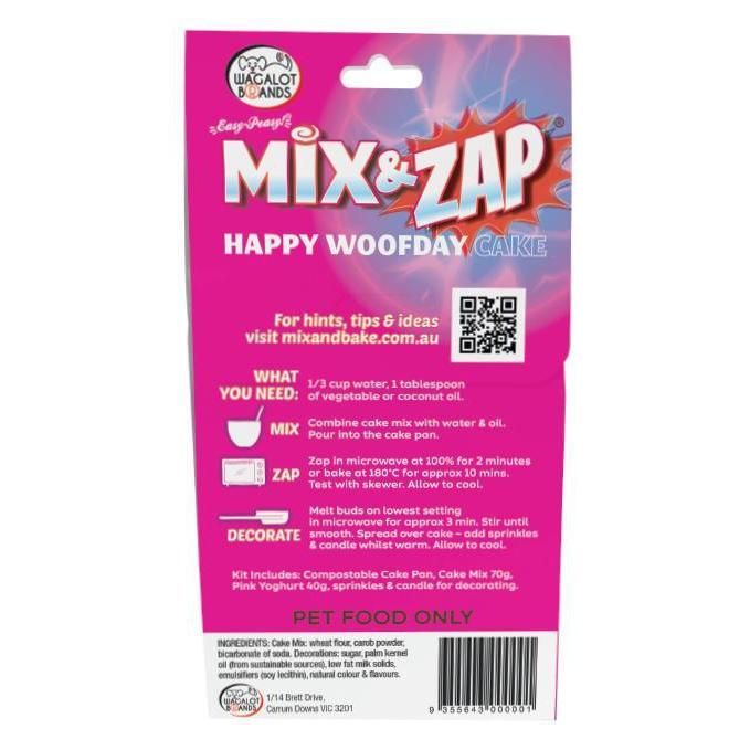 Wagalot Mix & Zap Happy Woofday Cake Kit Pink