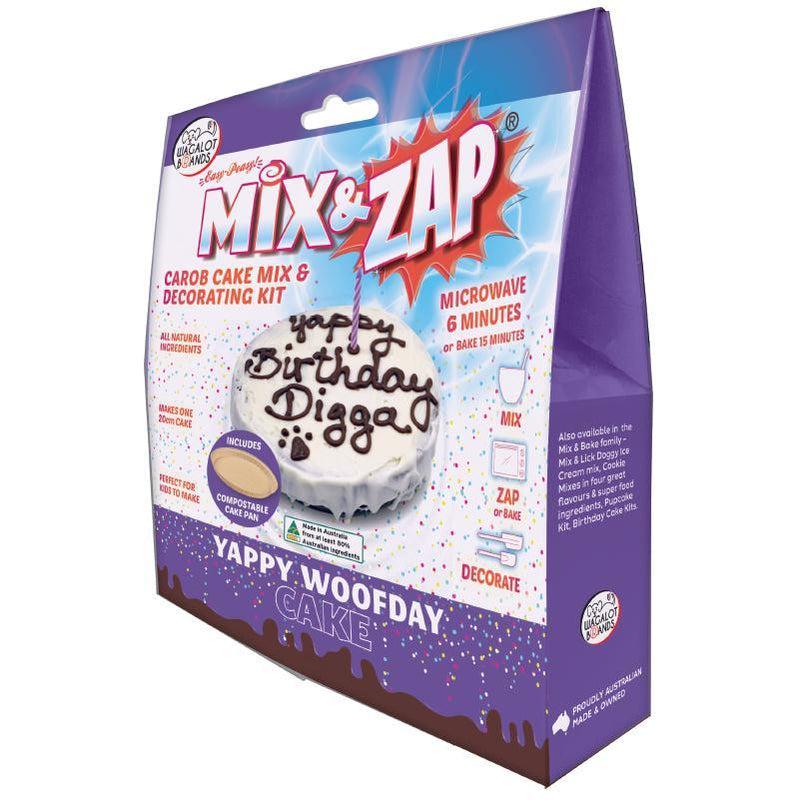 Wagalot Mix & Zap Yappy Woofday Cake Kit-Habitat Pet Supplies