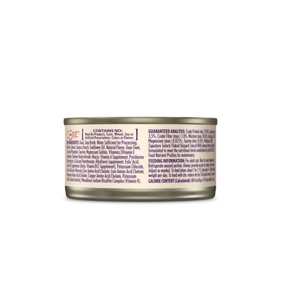 Wellness CORE Signature Selects Flaked Skipjack Tuna with Wild Salmon Entrée Wet Cat Food 79g x 12