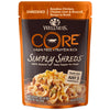 Wellness CORE Simply Shreds Shredded Chicken, Chicken Liver and Broccoli Wet Dog Food 79g-Habitat Pet Supplies