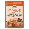 Wellness CORE Simply Shreds Shredded Chicken Recipe in Broth Wet Cat Food 50g x 12-Habitat Pet Supplies