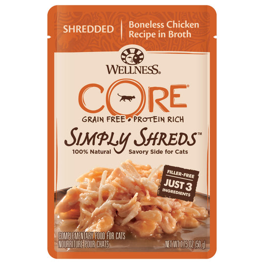Wellness CORE Simply Shreds Shredded Chicken Wet Cat Food 50g