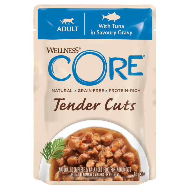 Wellness CORE Tender Cuts with Tuna in Gravy Wet Cat Food 85g-Habitat Pet Supplies