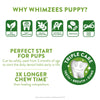 Whimzees Puppy Dental Dog Treats for Medium and Large Breeds 14 Pack