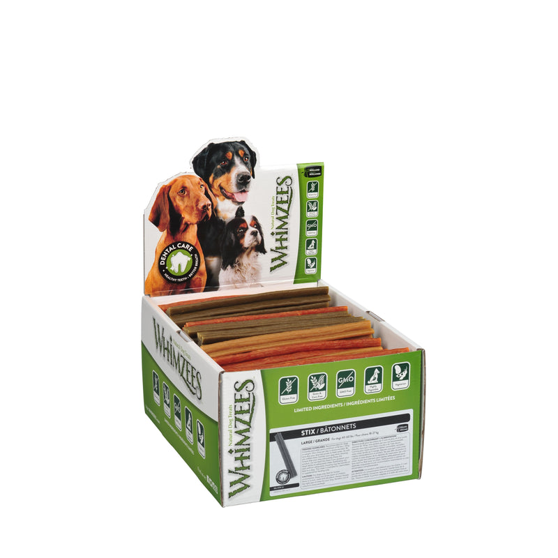 Whimzees Stix Dental Dog Treats Small 150 Pack^^^-Habitat Pet Supplies