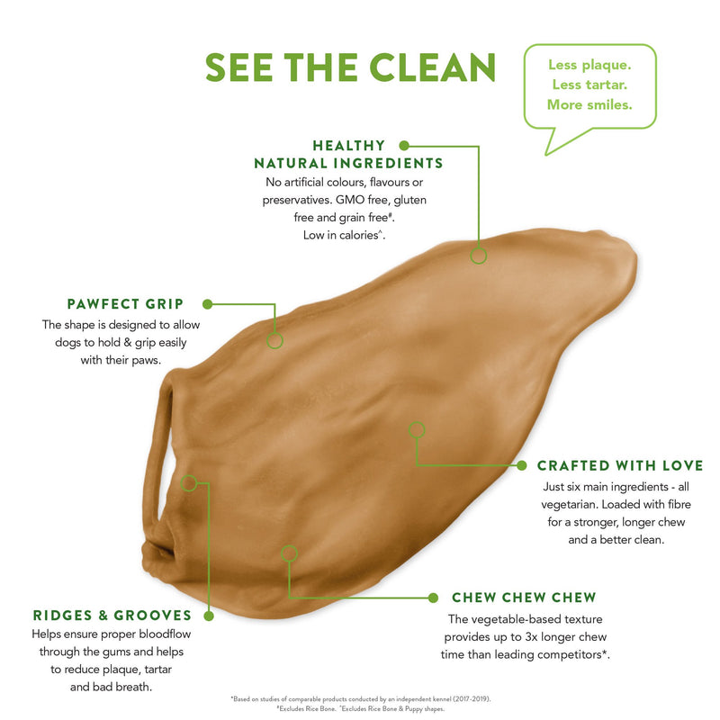 Whimzees Veggie Ear Dental Dog Treat