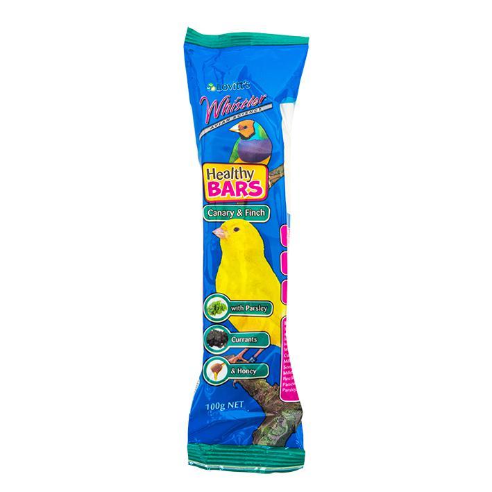 Whistler Health Bar Canary and Finch With Parsley, Currants and Honey 100g*-Habitat Pet Supplies