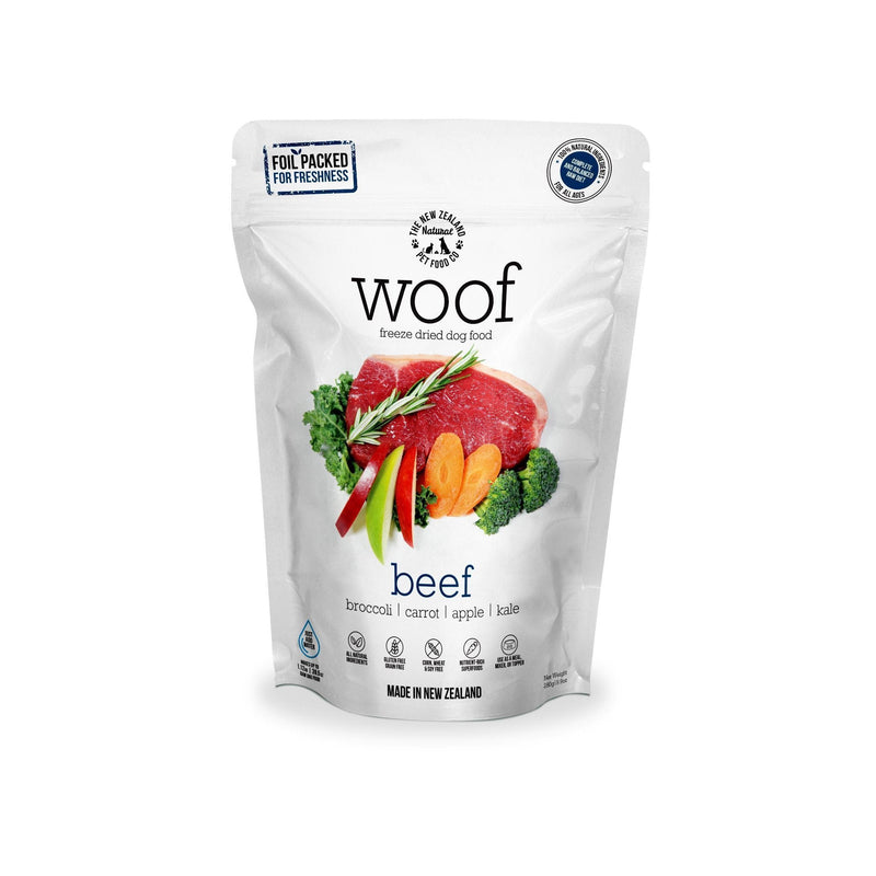 Woof Freeze Dried Dog Food Beef 1kg-Habitat Pet Supplies