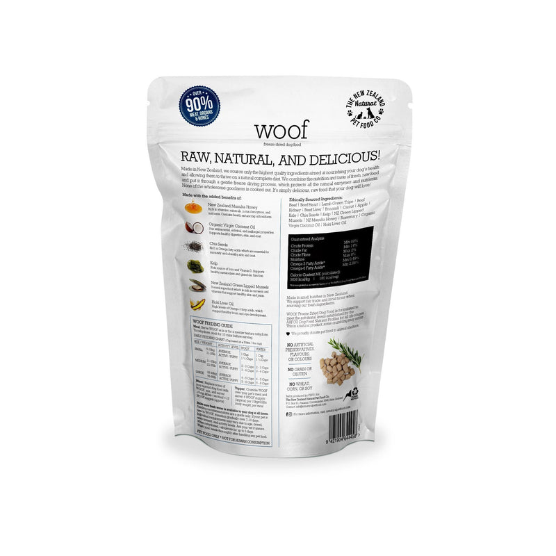 Woof Freeze Dried Dog Food Beef 50g^^^