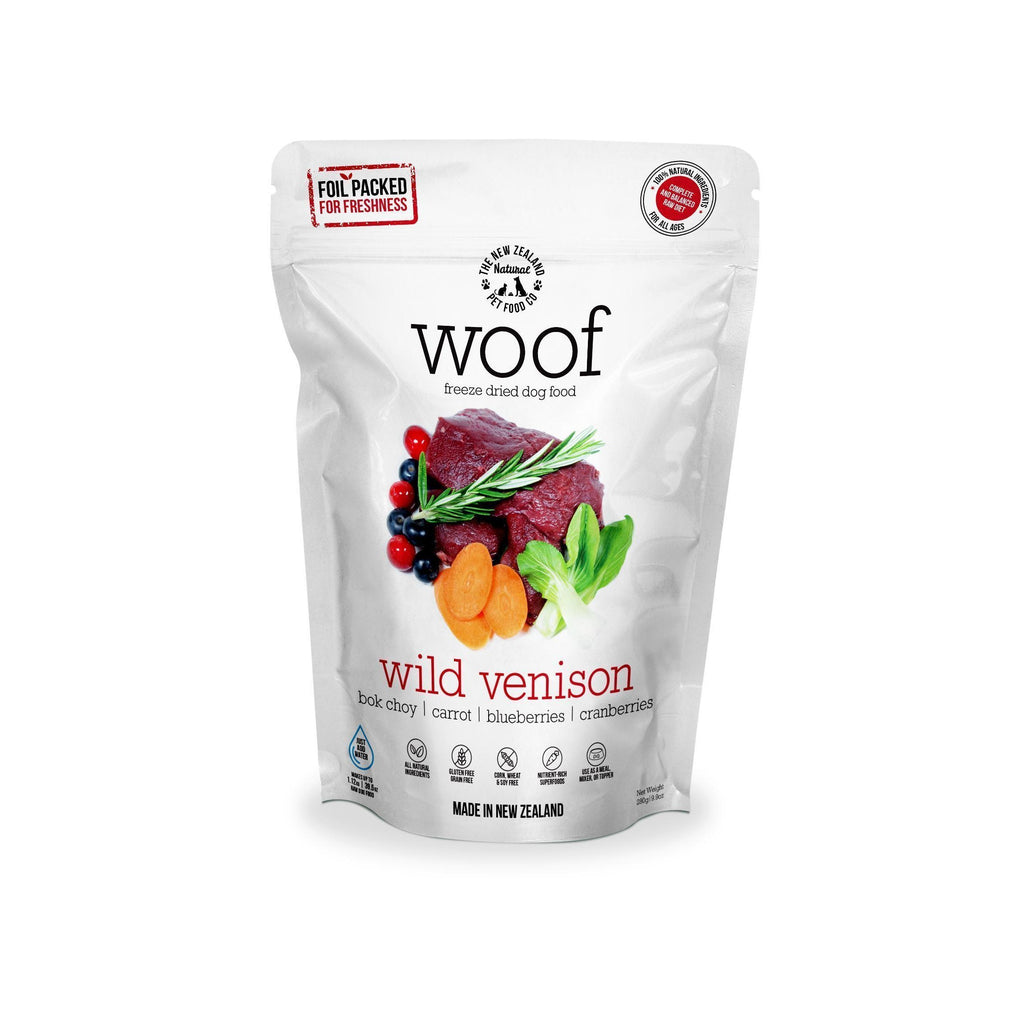 Woof Freeze Dried Dog Food Wild Venison 50g-Habitat Pet Supplies