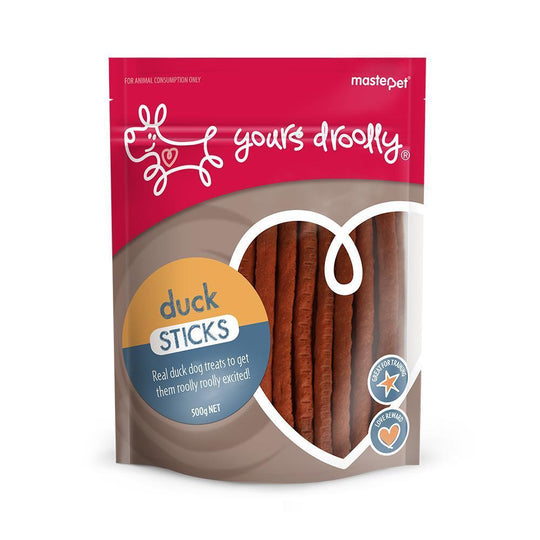 Yours Droolly Dog Treats Duck Sticks 500g*