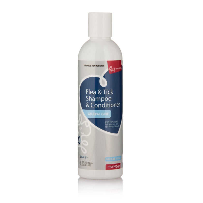 Yours Droolly Flea and Tick Shampoo and Conditioner 250ml-Habitat Pet Supplies