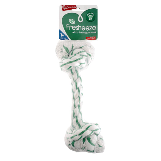 Yours Droolly Fresheeze Mint Rope Dog Toy Large