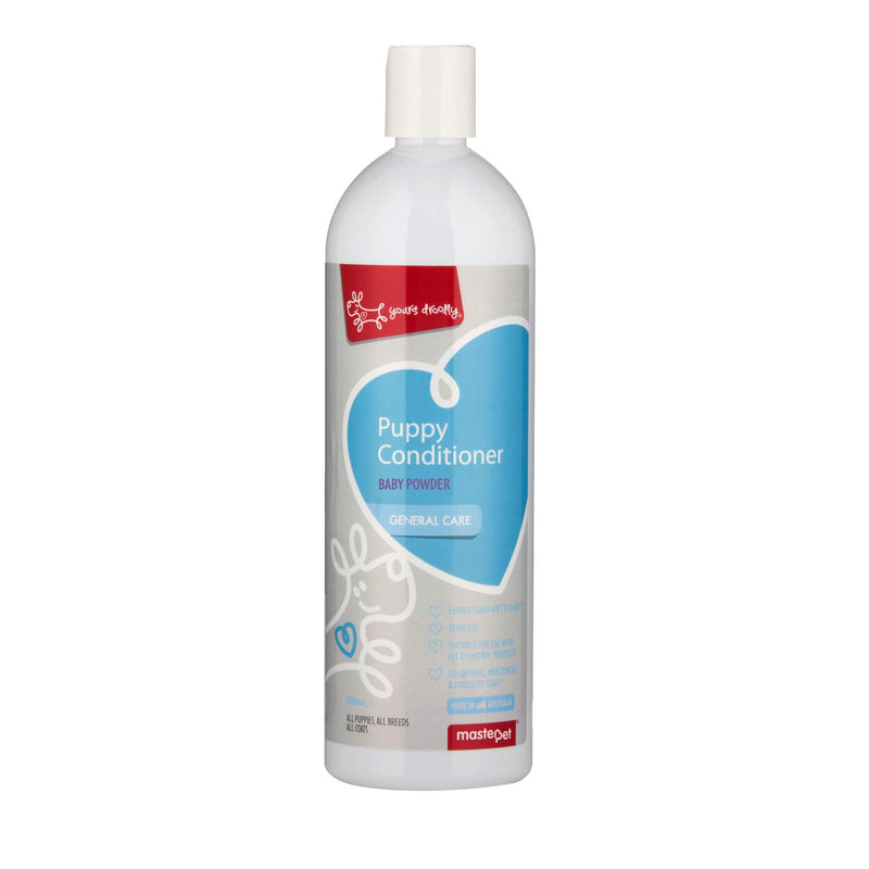 Yours Droolly Puppy Conditioner Baby Powder 500ml-Habitat Pet Supplies