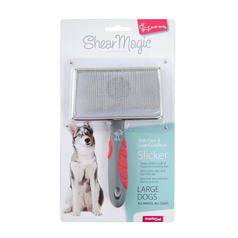 Yours Droolly Shear Magic Slicker for Large Dogs-Habitat Pet Supplies