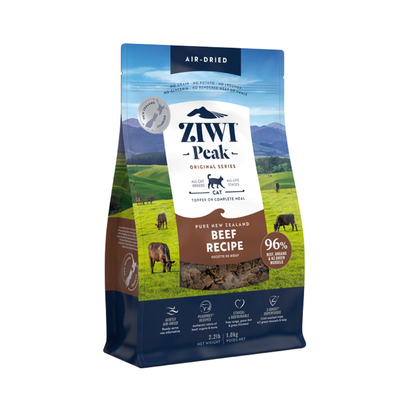 ZIWI Peak Air Dried Beef Recipe Cat Food 1kg-Habitat Pet Supplies