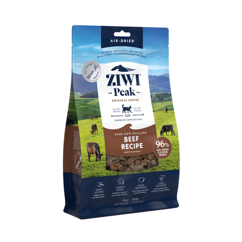 ZIWI Peak Air Dried Beef Recipe Cat Food 400g-Habitat Pet Supplies