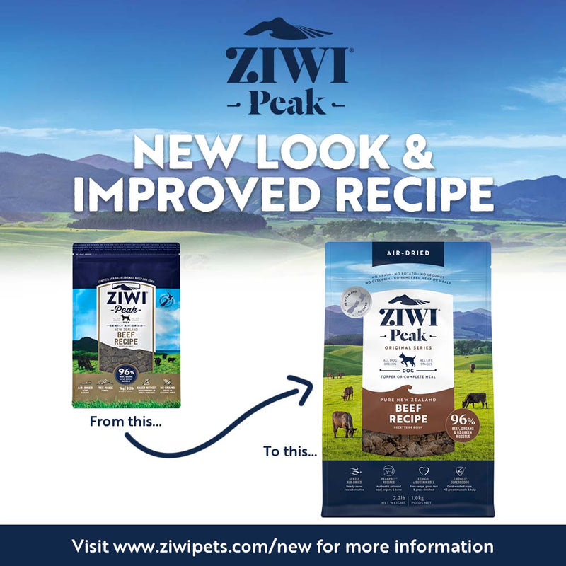 ZIWI Peak Air Dried Beef Recipe Dog Food 1kg