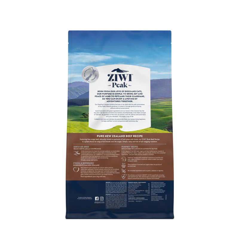 ZIWI Peak Air Dried Beef Recipe Dog Food 2.5kg