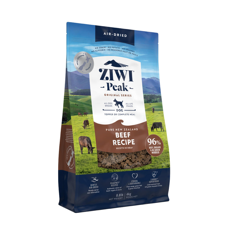 ZIWI Peak Air Dried Beef Recipe Dog Food 4kg-Habitat Pet Supplies