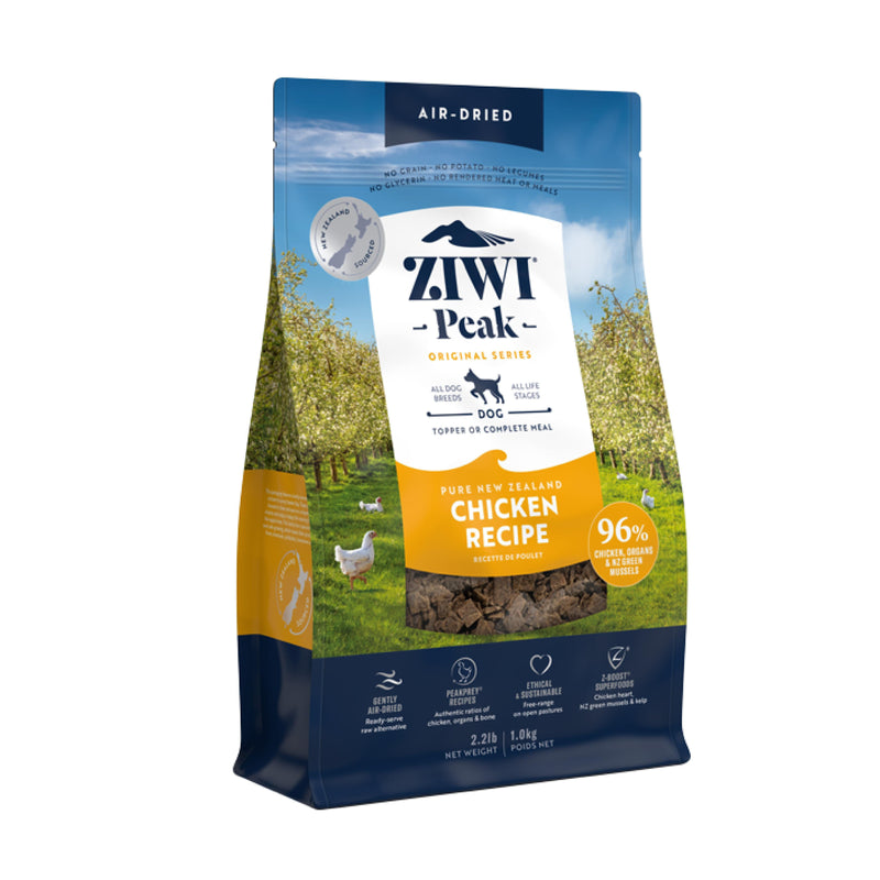ZIWI Peak Air Dried Chicken Recipe Dog Food 1kg-Habitat Pet Supplies