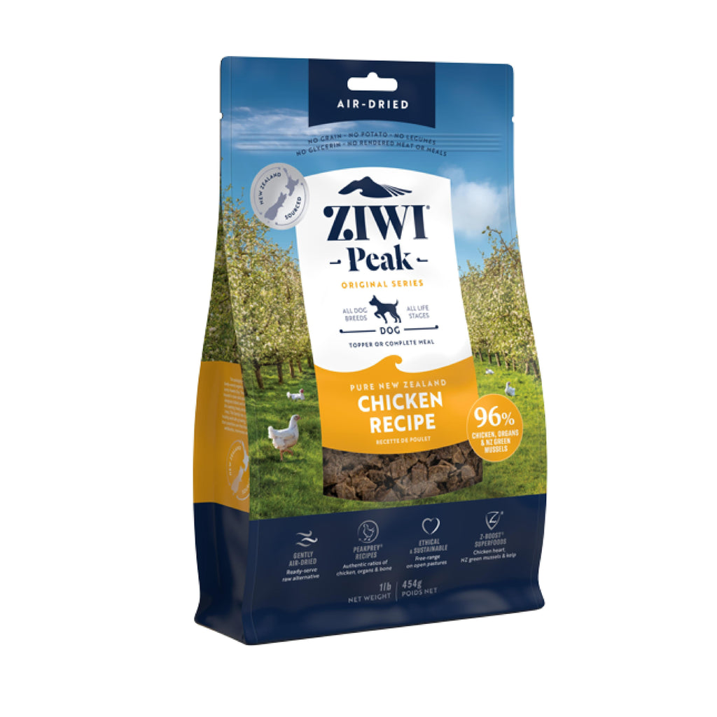 ZIWI Peak Air Dried Chicken Recipe Dog Food 454g-Habitat Pet Supplies