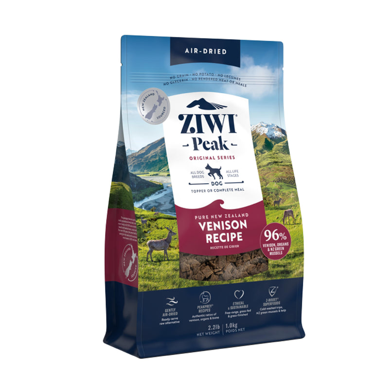 ZIWI Peak Air Dried Venison Recipe Dog Food 1kg-Habitat Pet Supplies