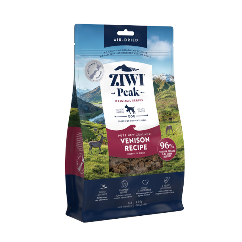 ZIWI Peak Air Dried Venison Recipe Dog Food 454g-Habitat Pet Supplies