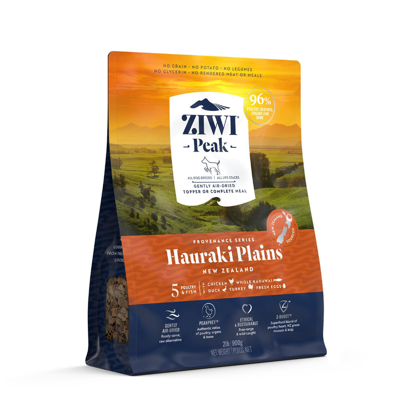 ZIWI Peak Provenance Air Dried Hauraki Plains Recipe Dog Food900g***-Habitat Pet Supplies