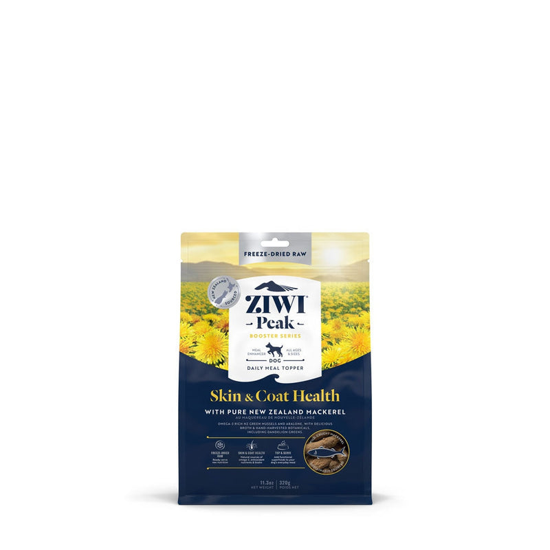 ZIWI Peak Raw Freeze Dried Superboost Skin and Coat Health Recipe Meal Enhancer for Dogs 320g-Habitat Pet Supplies